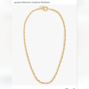 Gorjana Catalina Gold Twisted Chain Necklace